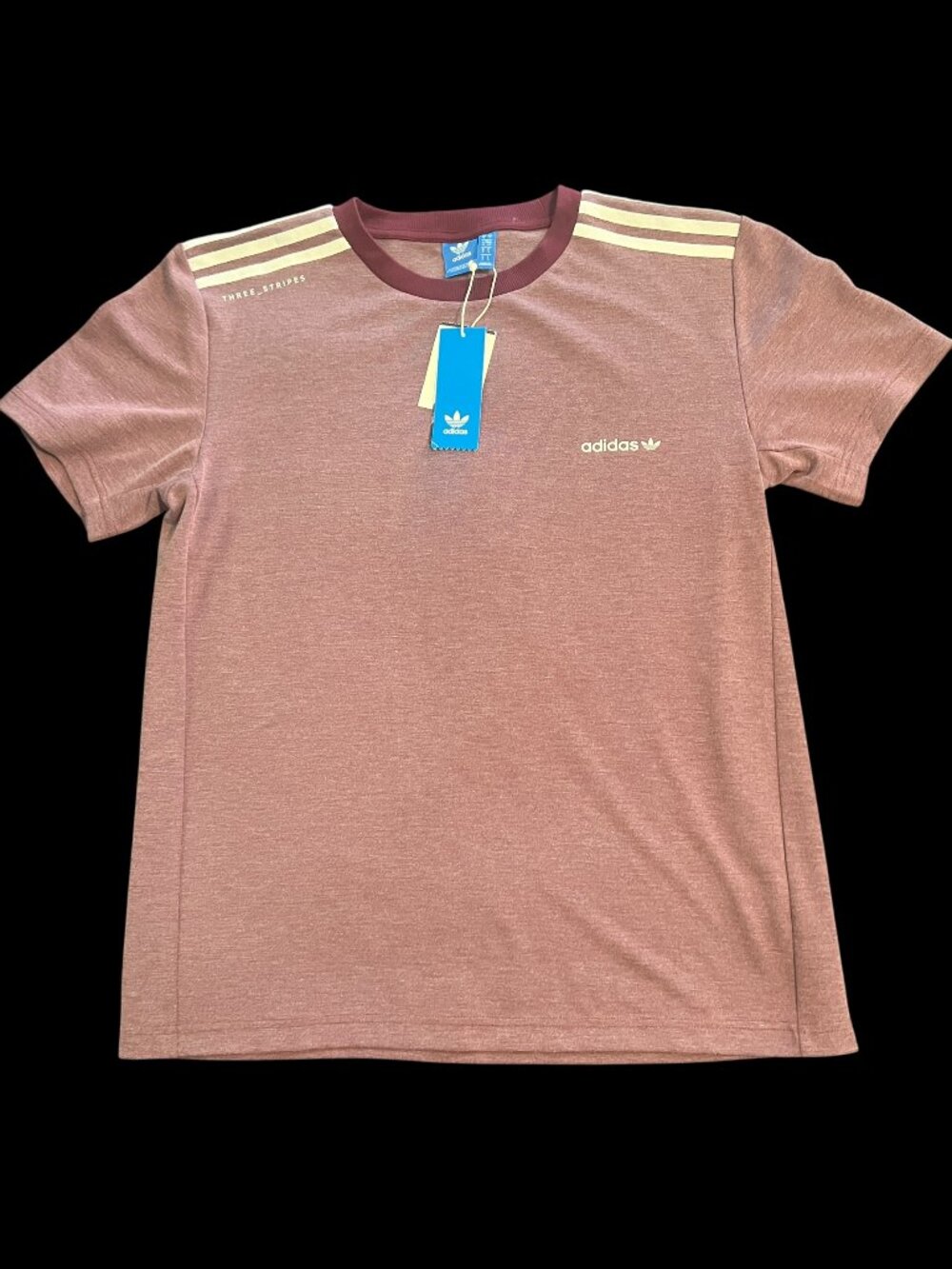 NWT TKO Adidas Tee burgundy